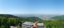 Archiv Foto Webcam Heidelberg - Panorama vom Berggasthof Königstuhl 11:00