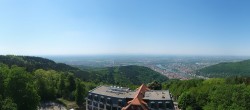 Archiv Foto Webcam Heidelberg - Panorama vom Berggasthof Königstuhl 13:00