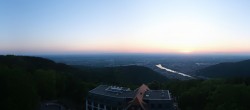 Archived image Webcam Heidelberg - View from Hotel Königstuhl 19:00