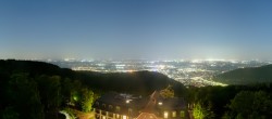 Archiv Foto Webcam Heidelberg - Panorama vom Berggasthof Königstuhl 23:00