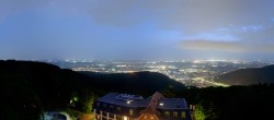 Archiv Foto Webcam Heidelberg - Panorama vom Berggasthof Königstuhl 21:00