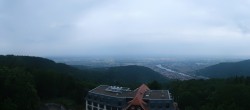 Archiv Foto Webcam Heidelberg - Panorama vom Berggasthof Königstuhl 19:00