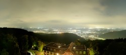 Archiv Foto Webcam Heidelberg - Panorama vom Berggasthof Königstuhl 01:00
