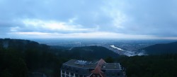 Archiv Foto Webcam Heidelberg - Panorama vom Berggasthof Königstuhl 05:00
