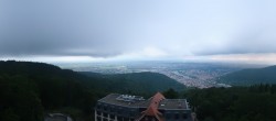 Archived image Webcam Heidelberg - View from Hotel Königstuhl 19:00