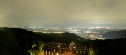 Archiv Foto Webcam Heidelberg - Panorama vom Berggasthof Königstuhl 23:00