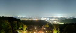 Archiv Foto Webcam Heidelberg - Panorama vom Berggasthof Königstuhl 23:00
