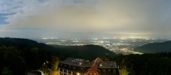 Archiv Foto Webcam Heidelberg - Panorama vom Berggasthof Königstuhl 23:00