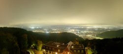 Archiv Foto Webcam Heidelberg - Panorama vom Berggasthof Königstuhl 23:00