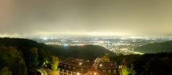 Archiv Foto Webcam Heidelberg - Panorama vom Berggasthof Königstuhl 01:00