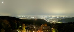 Archiv Foto Webcam Heidelberg - Panorama vom Berggasthof Königstuhl 23:00