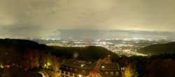 Archiv Foto Webcam Heidelberg - Panorama vom Berggasthof Königstuhl 23:00