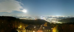 Archiv Foto Webcam Heidelberg - Panorama vom Berggasthof Königstuhl 23:00