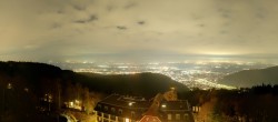 Archiv Foto Webcam Heidelberg - Panorama vom Berggasthof Königstuhl 23:00