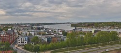 Archiv Foto Webcam Rostock Panorama vom Radisson Blue Hotel 15:00