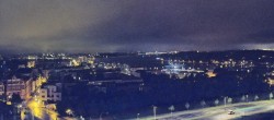 Archiv Foto Webcam Rostock Panorama vom Radisson Blue Hotel 23:00
