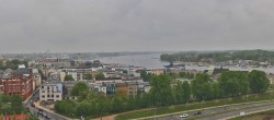 Archiv Foto Webcam Rostock Panorama vom Radisson Blue Hotel 09:00
