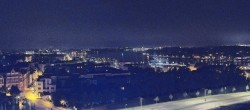 Archived image Webcam Rostock - Panoramic View Radisson Blue 23:00