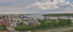 Archived image Webcam Rostock - Panoramic View Radisson Blue 13:00