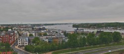 Archiv Foto Webcam Rostock Panorama vom Radisson Blue Hotel 05:00