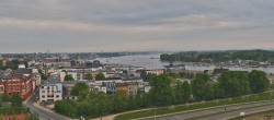 Archiv Foto Webcam Rostock Panorama vom Radisson Blue Hotel 07:00