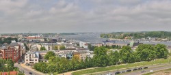 Archiv Foto Webcam Rostock Panorama vom Radisson Blue Hotel 11:00