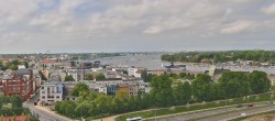 Archiv Foto Webcam Rostock Panorama vom Radisson Blue Hotel 13:00