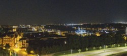 Archiv Foto Webcam Rostock Panorama vom Radisson Blue Hotel 01:00