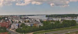 Archiv Foto Webcam Rostock Panorama vom Radisson Blue Hotel 13:00
