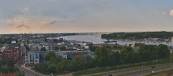 Archiv Foto Webcam Rostock Panorama vom Radisson Blue Hotel 15:00