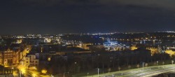 Archiv Foto Webcam Rostock Panorama vom Radisson Blue Hotel 03:00