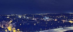 Archiv Foto Webcam Rostock Panorama vom Radisson Blue Hotel 05:00