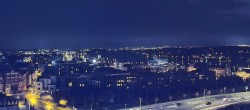 Archiv Foto Webcam Rostock Panorama vom Radisson Blue Hotel 06:00