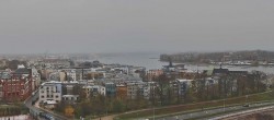 Archiv Foto Webcam Rostock Panorama vom Radisson Blue Hotel 09:00