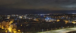 Archiv Foto Webcam Rostock Panorama vom Radisson Blue Hotel 01:00