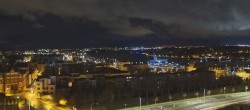 Archiv Foto Webcam Rostock Panorama vom Radisson Blue Hotel 03:00