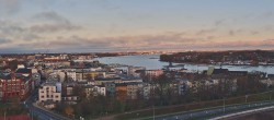 Archiv Foto Webcam Rostock Panorama vom Radisson Blue Hotel 07:00