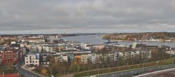 Archiv Foto Webcam Rostock Panorama vom Radisson Blue Hotel 09:00