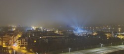 Archiv Foto Webcam Rostock Panorama vom Radisson Blue Hotel 01:00