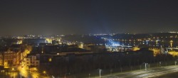 Archiv Foto Webcam Rostock Panorama vom Radisson Blue Hotel 03:00