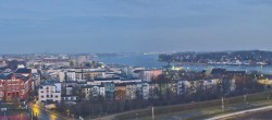 Archiv Foto Webcam Rostock Panorama vom Radisson Blue Hotel 06:00