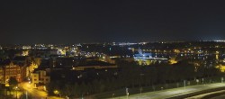 Archiv Foto Webcam Rostock Panorama vom Radisson Blue Hotel 20:00