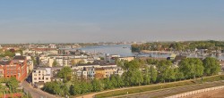 Archiv Foto Webcam Rostock Panorama vom Radisson Blue Hotel 07:00