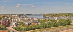 Archiv Foto Webcam Rostock Panorama vom Radisson Blue Hotel 11:00