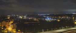 Archiv Foto Webcam Rostock Panorama vom Radisson Blue Hotel 01:00