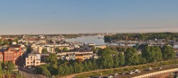 Archiv Foto Webcam Rostock Panorama vom Radisson Blue Hotel 06:00