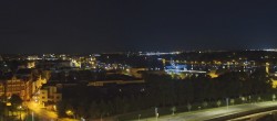 Archiv Foto Webcam Rostock Panorama vom Radisson Blue Hotel 01:00