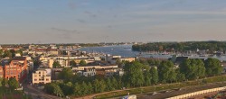 Archiv Foto Webcam Rostock Panorama vom Radisson Blue Hotel 05:00