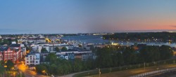 Archiv Foto Webcam Rostock Panorama vom Radisson Blue Hotel 03:00