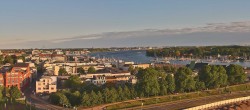 Archiv Foto Webcam Rostock Panorama vom Radisson Blue Hotel 05:00